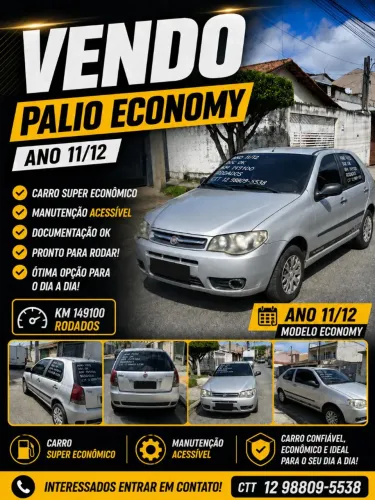 Fiat Palio 1.0 Economy Fire Flex 8V 2P 2012