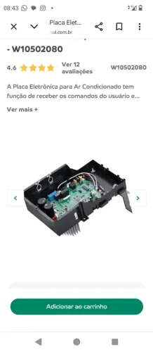 Placa Etrônica Consul Condensador 