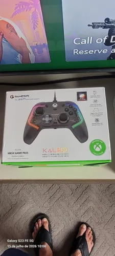 Controle gamesir kaleid versão Xbox, essa versão é a com botões mecânico