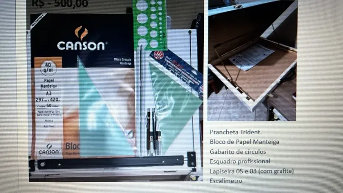 Kit desenho para arquiteto 