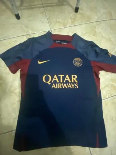 Dry-fit camisa de time PSG tamanho infantil original