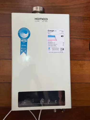Aquecedor a Gás Komeco KO 16D - 16 Litros | bivolt- Econômico e Potente