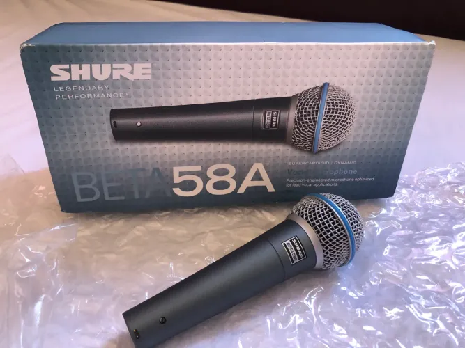 Microfone Shure Beta 58A - Novinho