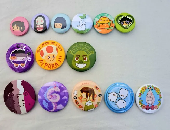 Bottons - A Viagem de Chihiro / Studio Ghibli / Extras