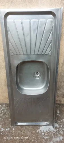 Tampo pia cozinha inox