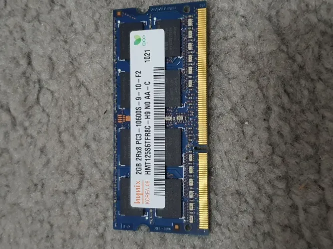 Memória RAM 2gb notebook 