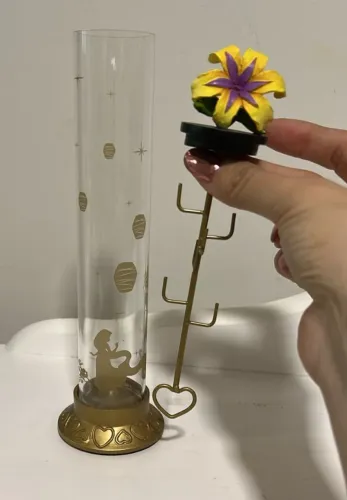 Porta joias da Rapunzel com a flor mágica
