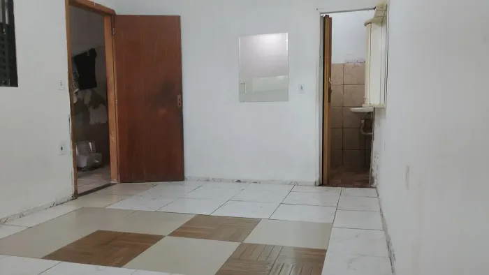 Quarto cozinha americana e banheiro 