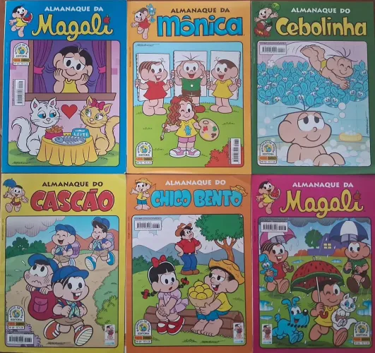kit 10 Almanaques Turma da Mônica sortidos