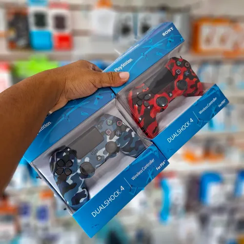 Controle para ps4 PC TV CELL BLUETOOTH CAMUFLADO - entrega em slz e região