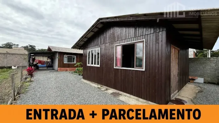 Duas casas em um terreno á 600m da LAGOA - Bairro Pinheiros | BBS