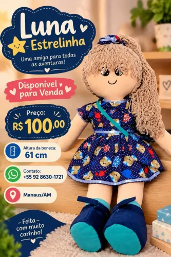 Vendo Bonecas de Pano