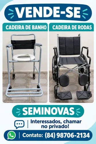CADEIRA DE BANHO E RODAS A VENDA