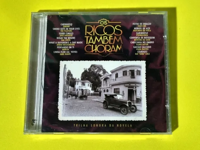 CD Os Ricos Também Choram - Trilha Sonora da Novela