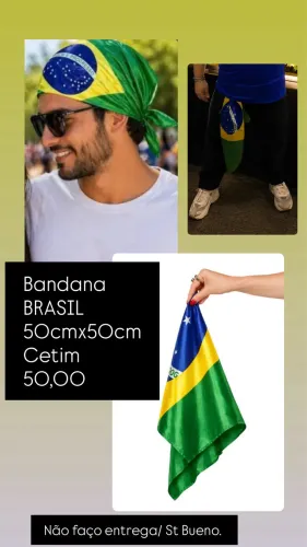 Bandana ? cetim tamanho 50cmx50cm 50,00