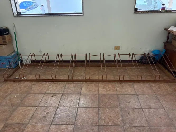 Suporte de chão para bicicleta 11 lugares