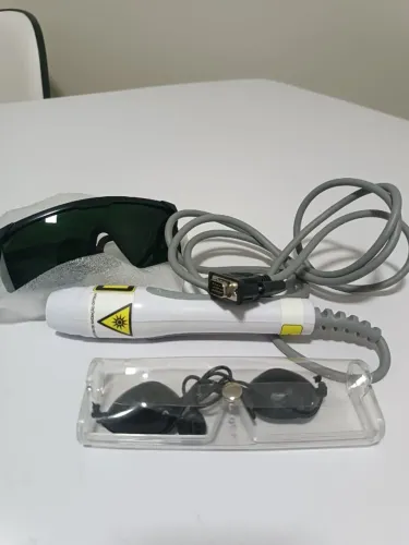 Caneta Led Azul Ibramed
