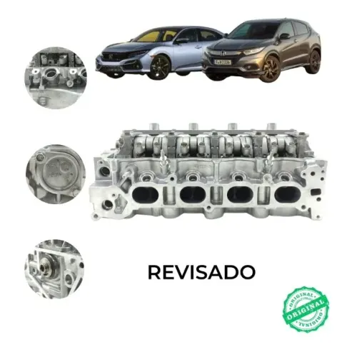 Cabeçote Honda Civic G10 HRV 2.0 16v 13 14 15 16 17 18 19 20 21 22 HABR1A-3 REVISADO