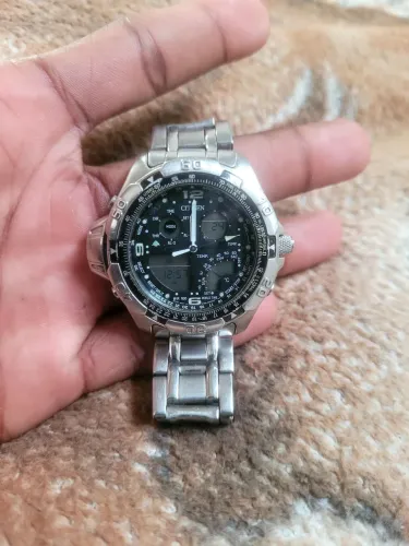 Citizen Promaster Sky C720 Ana-Digi Original Vintage Aço Inox Funcionando