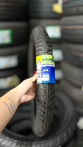 Pneu dianteiro aro 80/100/18 michelin