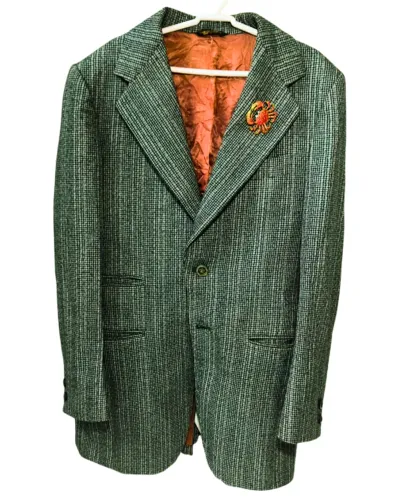 Blazer Vintage Esverdeado Importado do Mexico - Tam. 44