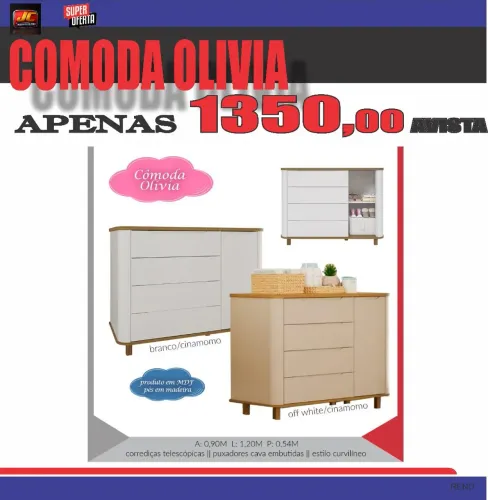 COMODA OLIVIA MDF PROMO