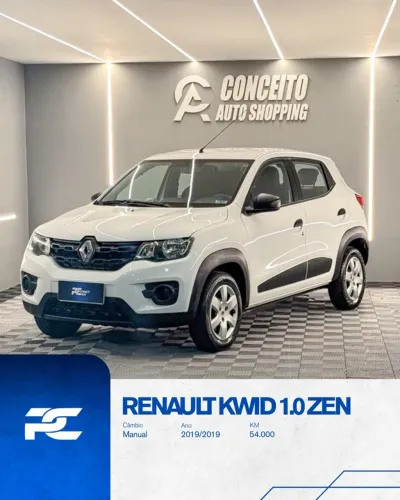 Renault Kwid Zen 1.0 Flex 12V 5P Mec. 2019