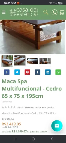 Maca Spa Profissional em Cedro Grande e Reforçada