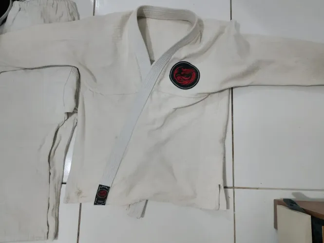 Kimono preto jiu-jitsu tamanho A2