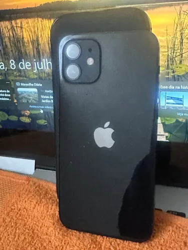 Iphone 12 preto 64GB bateria 100%