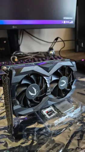 Placa de vídeo GTX 1660 6GB (800,00) e Ryzen 7 2700 (400,00) - vendo separado