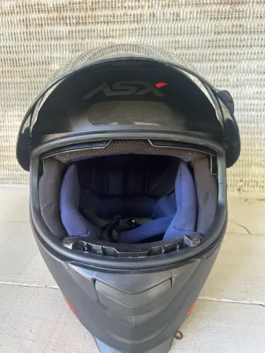 CAPACETE ASX CITY SV SOLID FOSCO PRETO GRAFITE