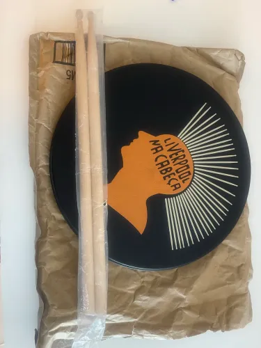 Kit Ped de Estudo + Baquetas para Bateria