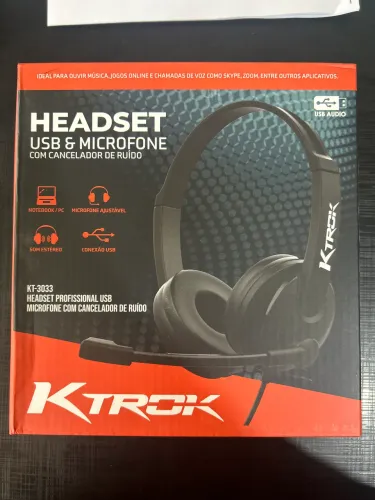 Headset USB com Microfone 