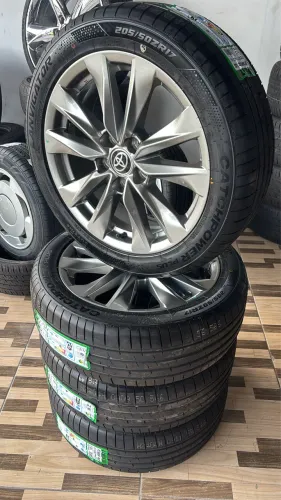 RODAS/PNEUS NOVOS ARO 17(CIVIC I30 VELOSTER FLUENCE ELANTRA CERATO)