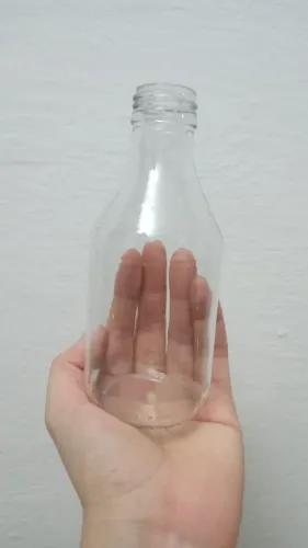 Vidros de leite de coco vazias para decoração 