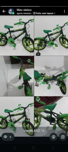 Bicicleta ARO 16 POUCO - VENDO