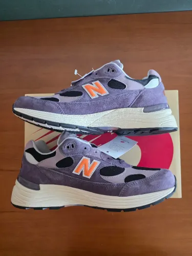 New Balance 992 MiUSA Dark Ice Wine Black Sizzle - 41 - Novo c/ Tag