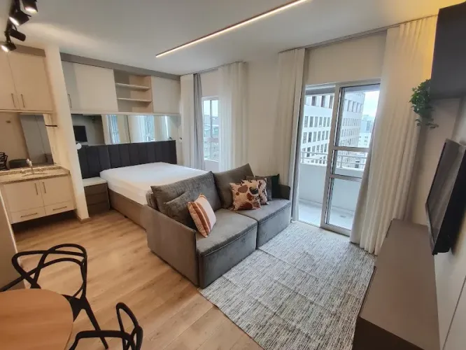 Apartamento com 1 quarto para alugar por R$ 3000.00, 35.00 m2 - CENTRO - CURITIBA/PR