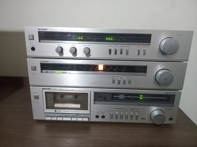 Conjunto SHARP SM-31 ST-31 RT-31 Excelente estado 