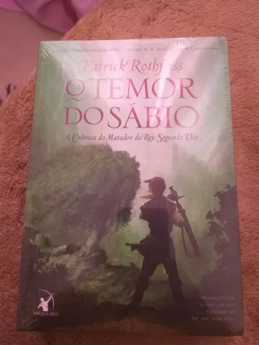 Livro O Temor do Sábio lacrado