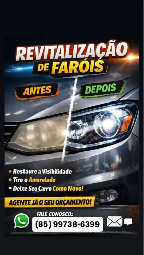 Revitalização de faróis 