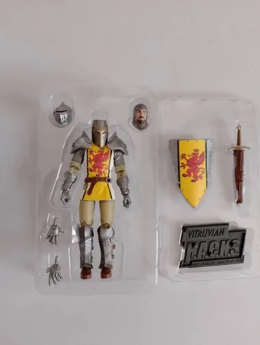 Boneco Medieval Vitruvian Hacks Boss Fighter 10 cm loose.