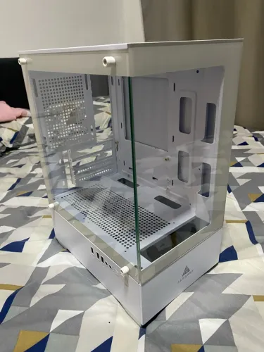 Gabinete Gamer Acegeek Shadow Mini-Tower Branco