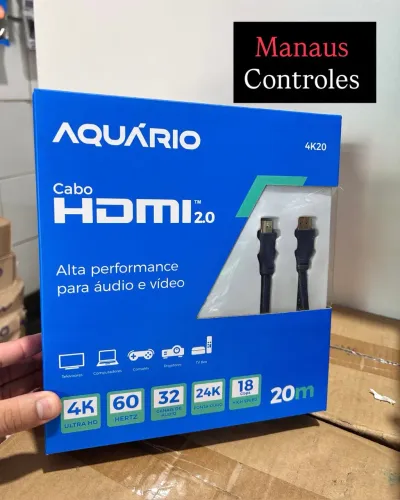 Cabo Hdmi de 20 Metros Blindado High Speed 2.0 ( Promoção )