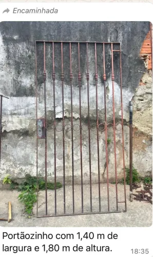 Portão de Ferro social 