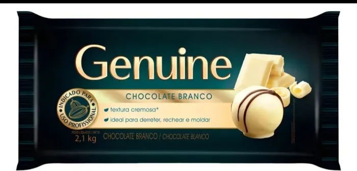 Barra de chocolate para confeiteiro 