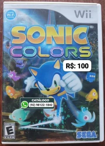 Sonic Colors = R$: 100