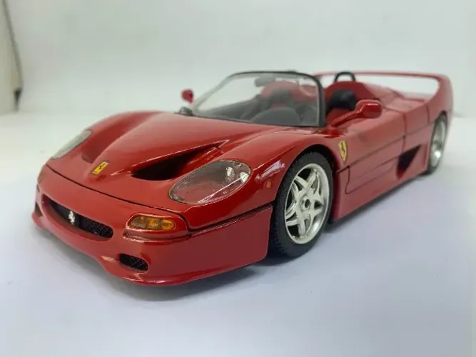 Miniatura Burago 1/18 Ferrari F50 Made In Italy - Impecável!
