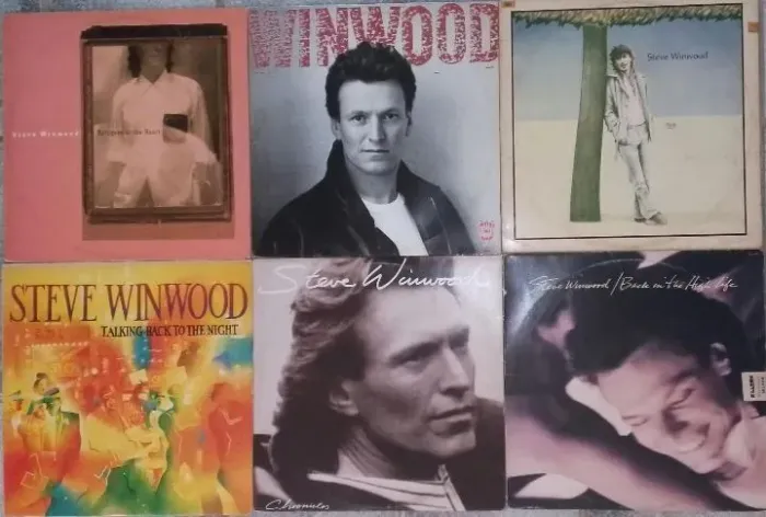 6 LPs Steve Winwood, Rock- 1 importado